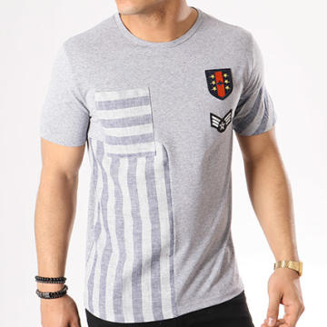 T-Shirt Femme Springfield Bleu Marine - Motifs Et Messages Brodés - Taille S - Coton - Neuf Avec étiquettes