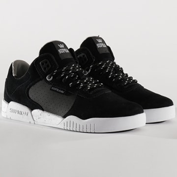 Supra Baskets Ellington 08114 097 M Black Light Grey White LaBoutiqueOfficielle