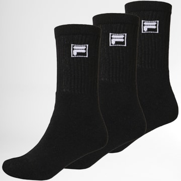 Fila - 3 paia di calzini neri Calza F9000