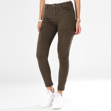 Jean Skinny Kaki Femme Jennyfer - Taille 36 - Occasion En Très Bon état