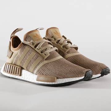 Adidas Originals Baskets NMD R1 B79760 Raw Gold Cardboard Footwear White LaBoutiqueOfficielle