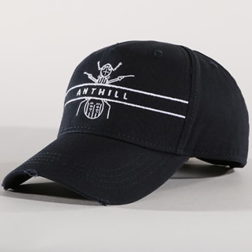 Anthill - Cappello con logo blu navy