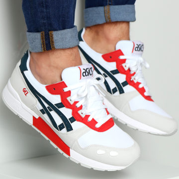 Asics Baskets Gel Lyte 1193A102 100 White Dark Ocean LaBoutiqueOfficielle