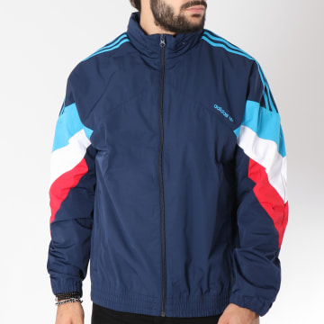Adidas Originals Veste Zippee Avec Bandes Brodees Palmeston DJ3449 Bleu Marine Blanc Bleu Clair LaBoutiqueOfficielle