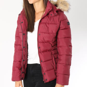 Doudoune Kaporal Capuche Fausse Fourrure Bleue Taille 14 Ans - Neuf Sans étiquettes