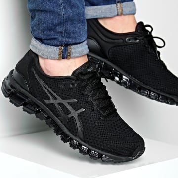Asics Baskets Gel Quantum 360 Knit 2 T840N Black LaBoutiqueOfficielle