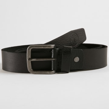 Ceinture Homme LE TEMPS DES CERISES Clint Belt - Cuir Grainé Noir, Largeur 38mm, Tailles 95 Et 100, Neuve