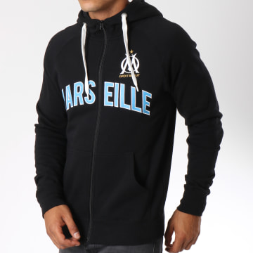 Sweat à Capuche Officiel Olympique De Marseille – Collection OM – Coton, Tailles Adulte Et Enfant