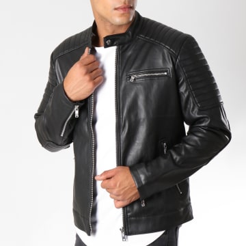 Celio Veste Biker Mubiker Noir LaBoutiqueOfficielle