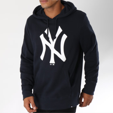 Sweat à capuche New York Rangers Fanatics bleu iconique à motif marbré pour homme
