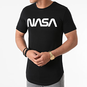  NASA - Tee Shirt Oversize Worm Logo Noir