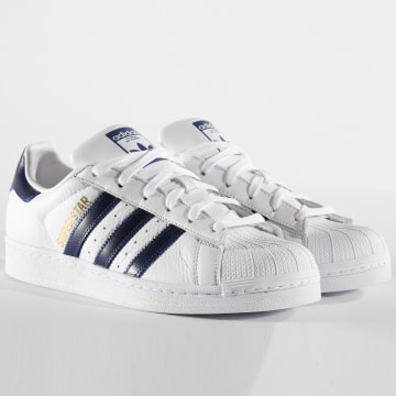 Adidas Originals Baskets Superstar B41996 Footwear White Collegiate Royal Gold Metallic LaBoutiqueOfficielle