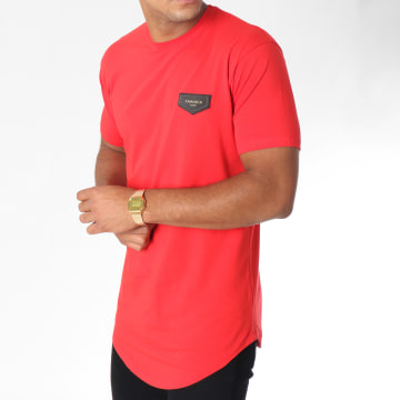 Gianni Kavanagh Maglietta Oversize Uomo – Pesca Con Stampa Glitter Nera – Girocollo, Jersey Di Cotone – T-Shirt Alla Moda