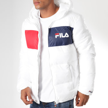 Fila Doudoune Floyd 682368 Blanc Rouge Bleu Marine