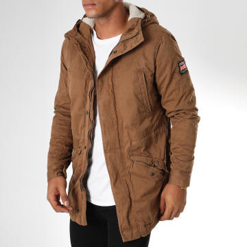 Superdry Parka New Military M50002NR Camel Ryses