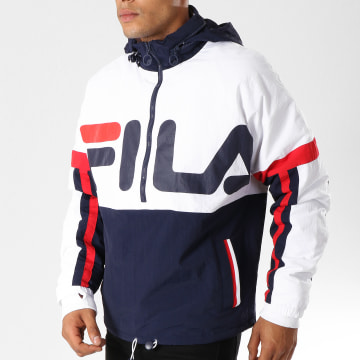 Fila Veste Outdoor Riker Foldaway 684421 Bleu Marine Blanc Rouge LaBoutiqueOfficielle