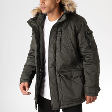 Celio Parka Fourrure Poche Bomber Mumess Vert Kaki LaBoutiqueOfficielle
