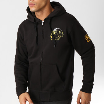 PlayerUnknown #39 s Battlegrounds Sweat Zippé Capuche 001 Noir