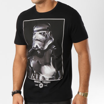 T-shirt Star Wars 40ème Anniversaire Noir - Taille L, Neuf Avec étiquettes, Coton, Cotton Division