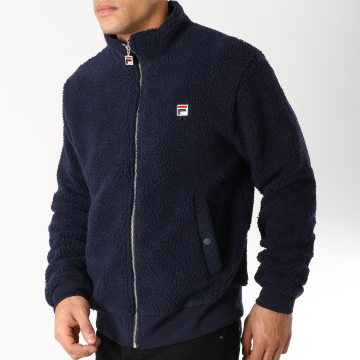 Fila - Veste Zipp?�e Sherpa Finch 684297 Bleu Marine - Ryses