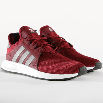 Adidas Originals Baskets X PLR F34038 Core Burgundy Silver Metallic Core Green LaBoutiqueOfficielle