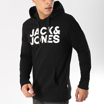 Jack And Jones - Sweat Capuche Corp Logo Noir