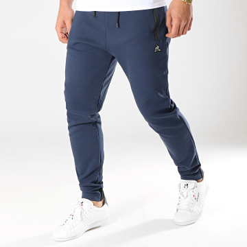 Le Coq Sportif Pantalon Jogging Tech N1 1910440 Bleu marine Argente LaBoutiqueOfficielle