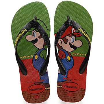 Havaianas Tongs Mario Bros 4140269 Rouge Ryses