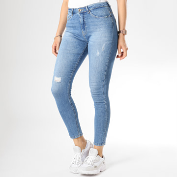Jean Skinny Femme Please - Taille S, Bleu, 94% Coton, Neuf Avec étiquettes