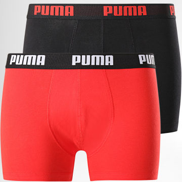  Puma - Lot De 2 Boxers 521015001 Noir Rouge