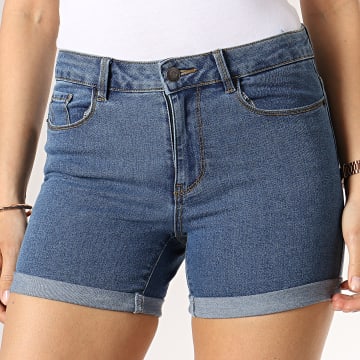 Short Franck en Jeans - Bleu - Taille Haute - Vêtements Easy Clothes