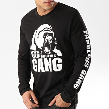  Ghetto Fabulous Gang - Tee Shirt Manches Longues Gorilla Noir
