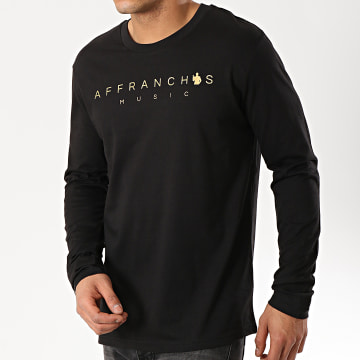  Affranchis Music - Tee Shirt Manches Longues Noir Or
