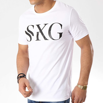 SKG - Tee Shirt Logo Blanc