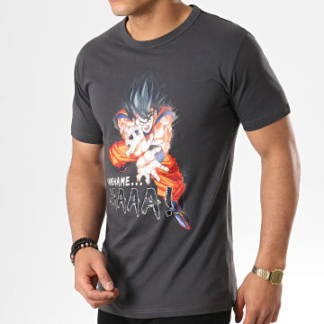  Dragon Ball Z - Tee Shirt Kamehameha Gris Anthracite