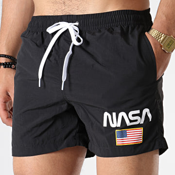  NASA - Short De Bain USA Noir