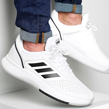 adidas Baskets Courtsmash F36718 Footwear White Core Black Grey Two LaBoutiqueOfficielle