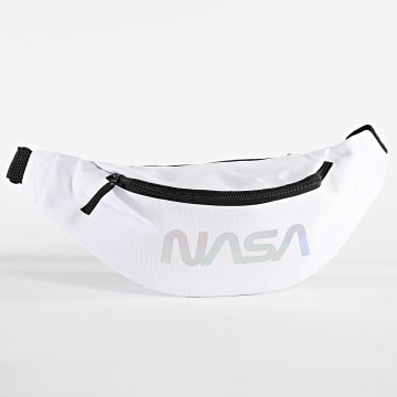 NASA - Marsupio Logo Verme Iridescente Bianco