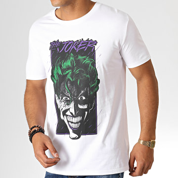DC Comics - Tee Shirt Portrait Blanc