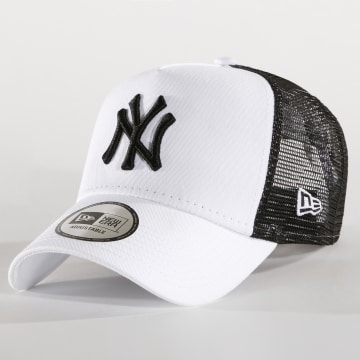  New Era - Casquette Trucker Core 94 New York Yankees Blanc Noir
