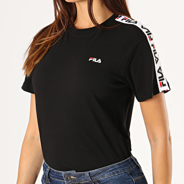 T shirt fila noir femme discount