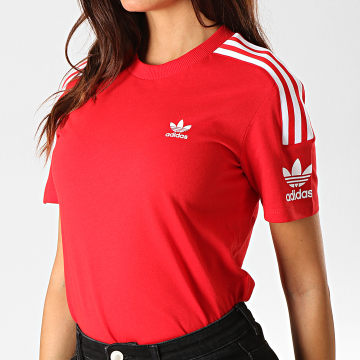 Tee shirt adidas blanc rouge deals