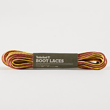  Timberland - Lacets Boots Laces Bicolores Jaune Marron