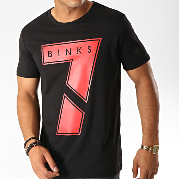 7 Binks - Camiseta Seven Negro Rojo