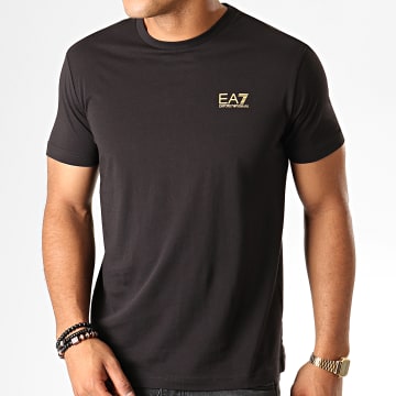EA7 Emporio Armani - Tee Shirt 8NPT51-PJM9Z Noir Doré