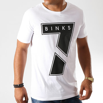  7 Binks - Tee Shirt Seven Blanc Noir