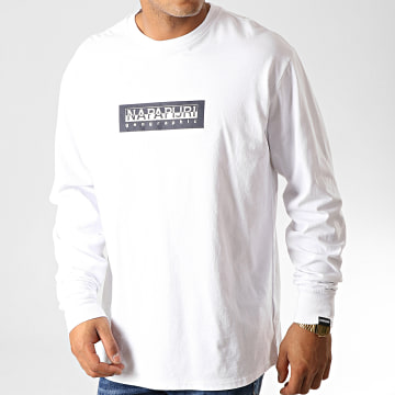 NAPAPIJRI Polo marine manches longues - ERBER , Polo pour Homme