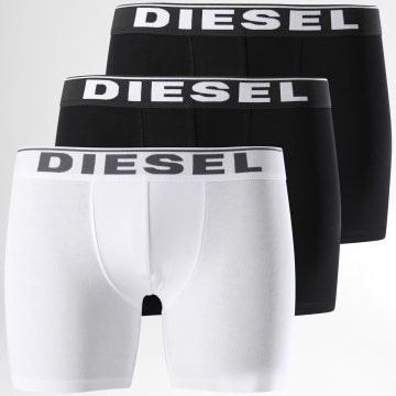  Diesel - Lot De 3 Boxers All-Timers Noir Blanc
