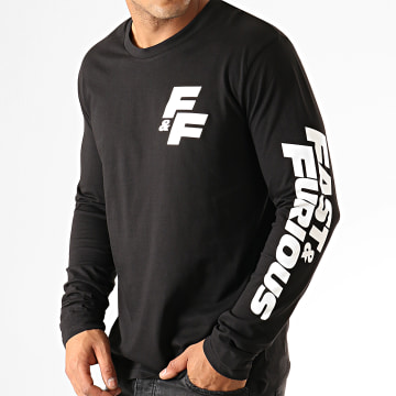  Fast & Furious - Tee Shirt Manches Longues FF Coeur Noir