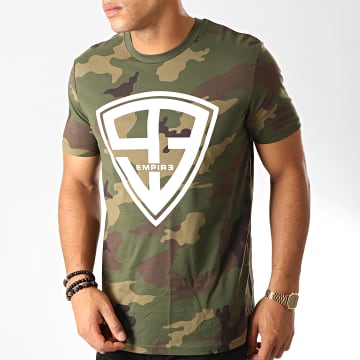  93 Empire - Tee Shirt 93 Empire Camouflage Vert Kaki